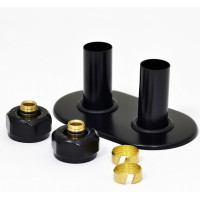 Маскировочный комплект двойная круглая розетка Masking set, черный