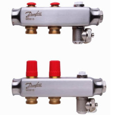 Коллектор Danfoss SSM на 2 контура без ротаметров (088U0802)