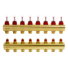 Распределительный коллектор Danfoss FHF-8F с ротаметрами (088U0528)