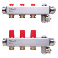 Колектор Danfoss SSM на 3 контуру без ротаметрів (088U0803)