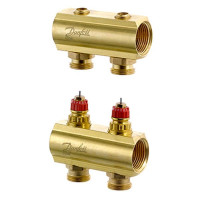 Распределительный коллектор Danfoss FHF2 без ротаметров (088U0502)