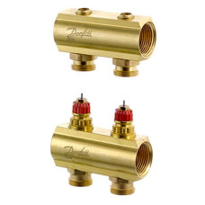 Распределительный коллектор Danfoss FHF2 без ротаметров (088U0502)