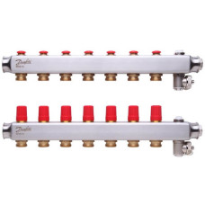Коллектор Danfoss SSM на 7 контуров без ротаметров (088U0807)