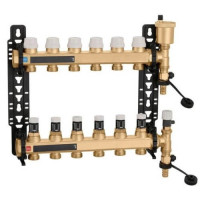 Коллектор для теплого пола Caleffi 1" Вx7x3/4" С в сборе (6626G6)