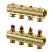 Розподільчий колектор Danfoss FHF4 без ротаметрів (088U0504)