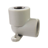 Отвод фиксируемый с ушками с резьбой внутренней KAN-therm РР 20 (04104420)