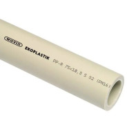Полипропиленовая труба без армирования Ekoplastik S3,2 PN16 25 мм (STR025P16X) (кратно 2м)