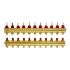 Распределительный коллектор Danfoss FHF-11F с ротаметрами (088U0531)